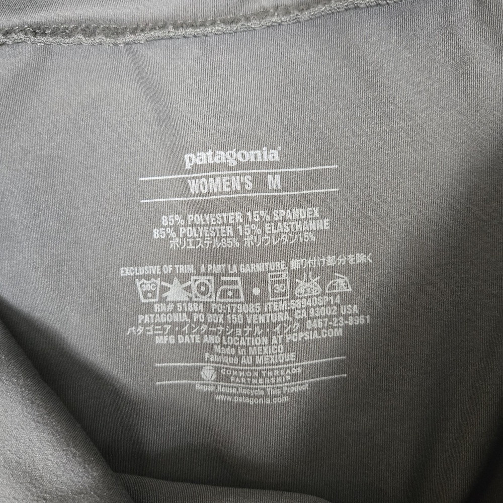 Patagonia Minette Dress Womens Medium Gray Stretch Performance Sporty Activewear - Picture 3 of 6